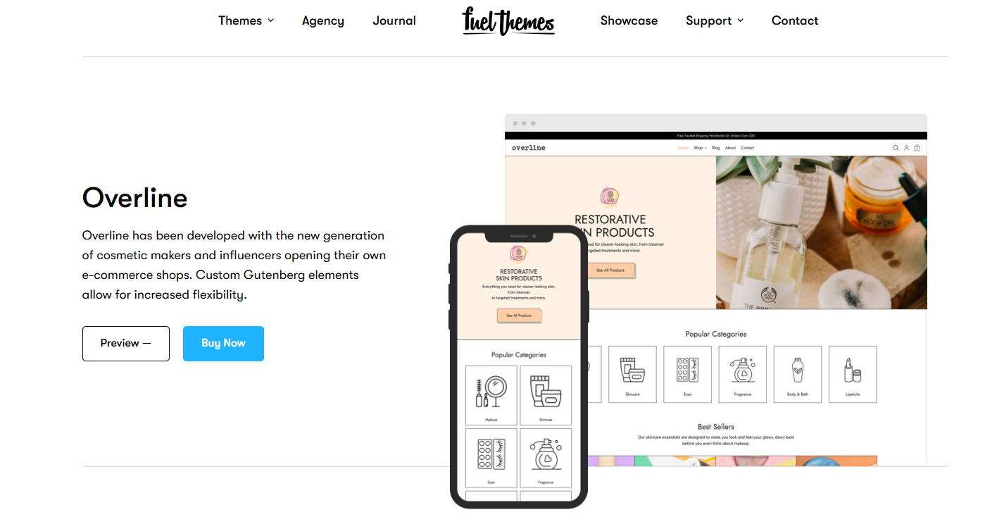 Overline is a WooCommerce theme