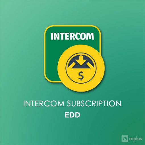 Intercom Subscription EDD Addon