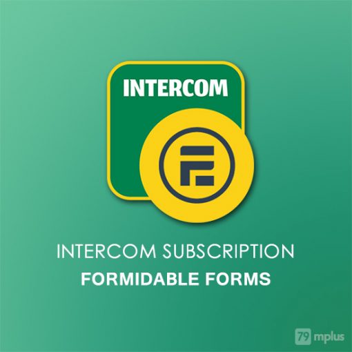 Intercom Subscription Formidable Forms Addon