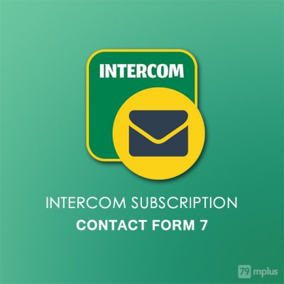 Intercom Subscription Contact Form 7 Addon