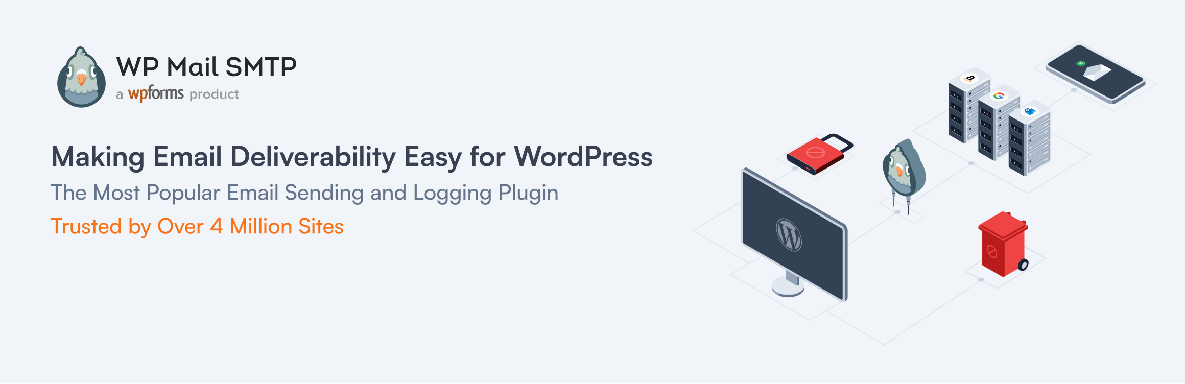 WP Mail SMTP by WPForms – The Most Popular SMTP and Email Log Plugin
