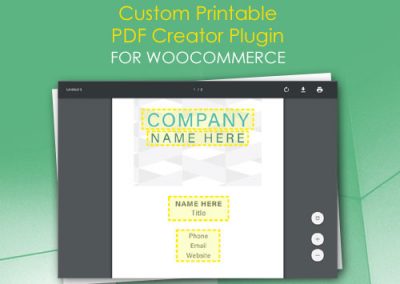 Custom Printable PDF Creator Plugin for WooCommerce