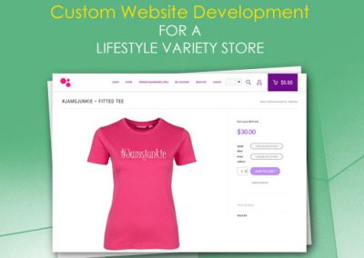 Custom Website Development for a Lifestyle Variety Store