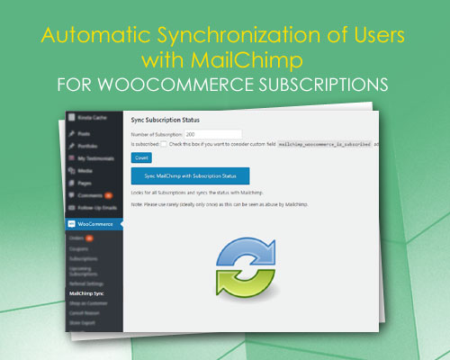 Automatic Synchronization of Users with MailChimp for WooCommerce Subscriptions