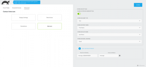 Intercom Subscription - Ninja Forms - Image 3