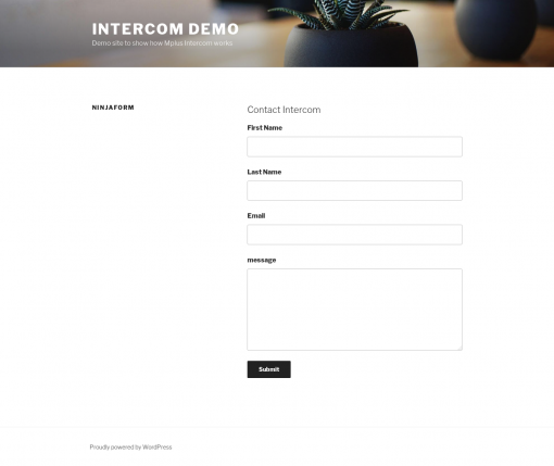 Intercom Subscription - Ninja Forms - Image 2