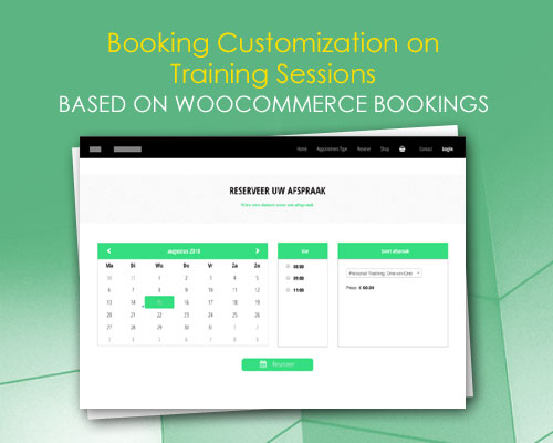 Booking Customization on Training Sessions based on WooCommerce Bookings